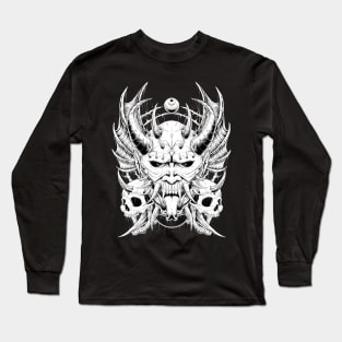 ONI SKULL ARTWORK Long Sleeve T-Shirt